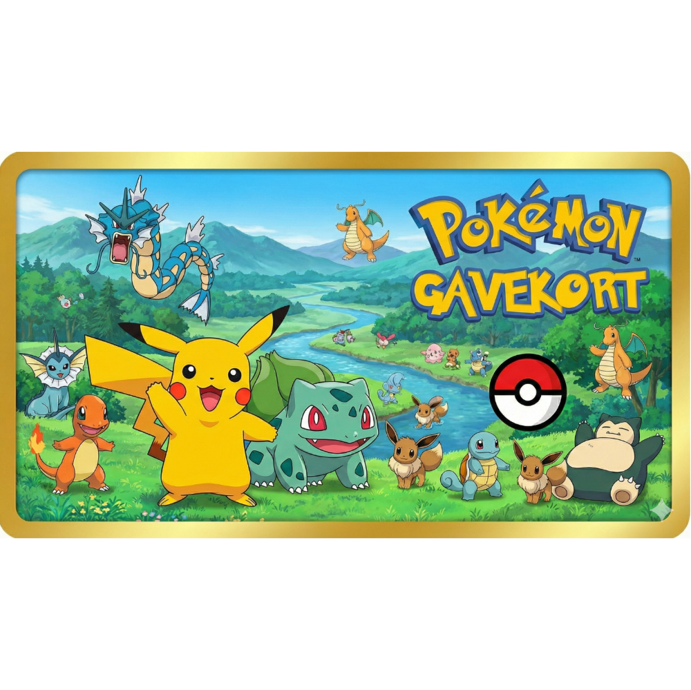 Maeddiiss Pokemon Gavekort