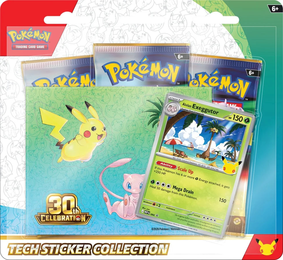 30th Celebration Tech Sticker Collection Forhåndsbestilling (MAX 1 PER PERS)